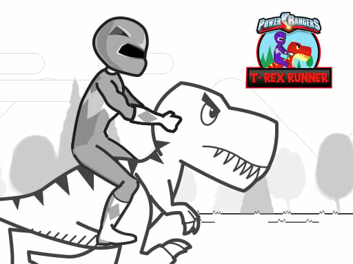 casual game:Power Rangers T-Rex Runner