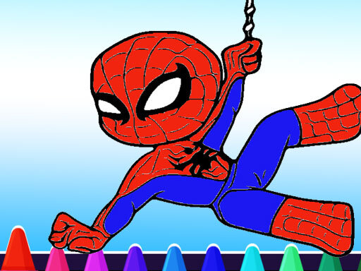 casual game:Spiderman Coloring Game