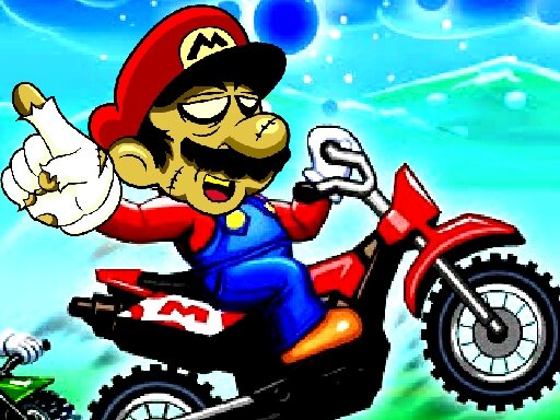 casual game:Super Mario Halloween Wheelie